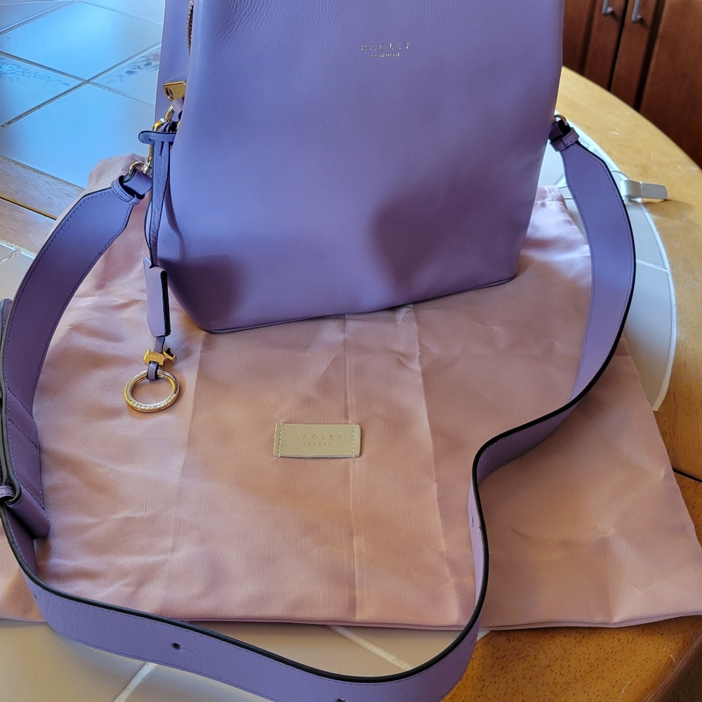 Radley London Dukes Place Purple Crossbody Bag with Minimalist Design - Picture 3 of 16